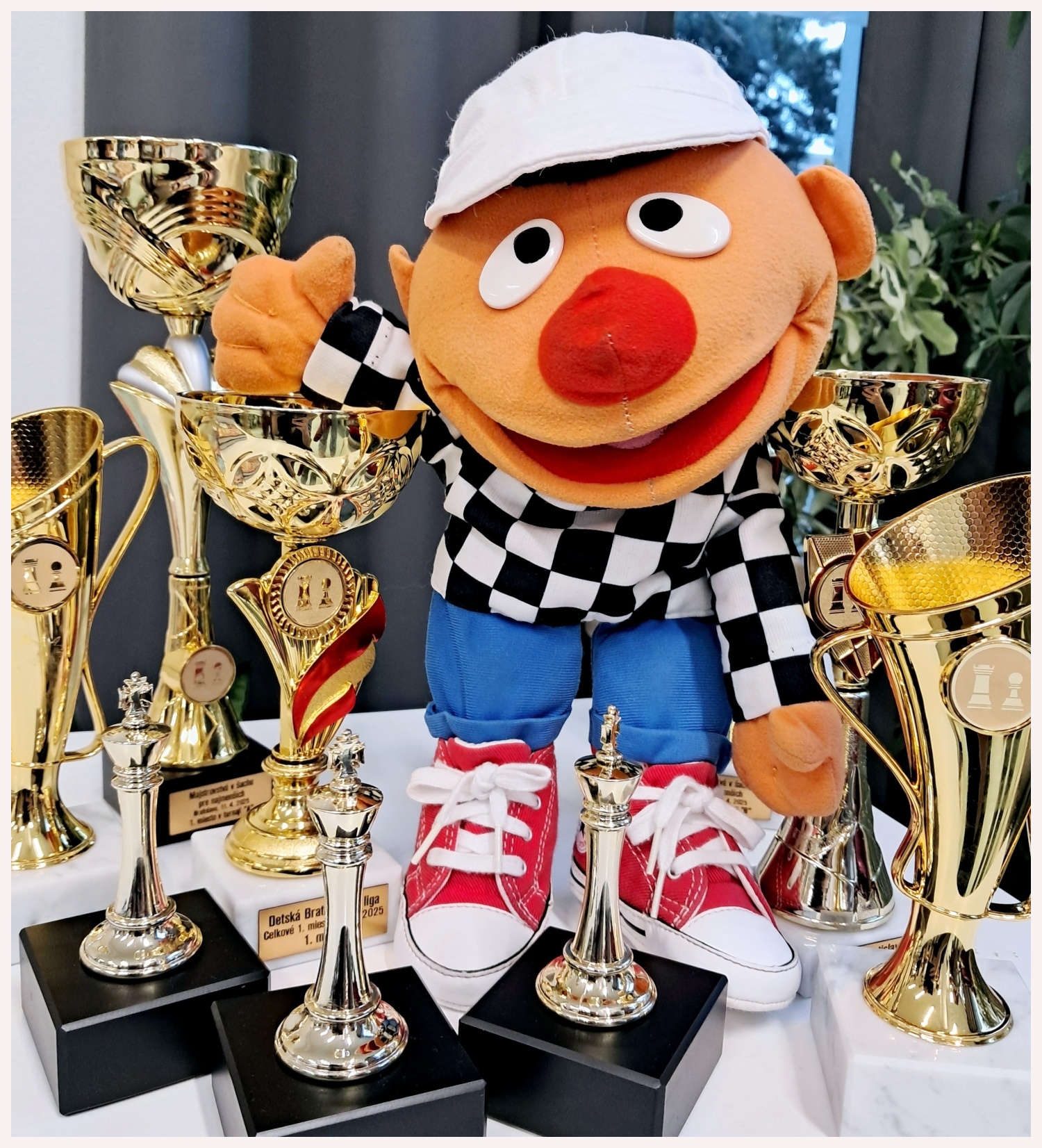 Šachuľko medzi zlatými pohármi pre víťazov
