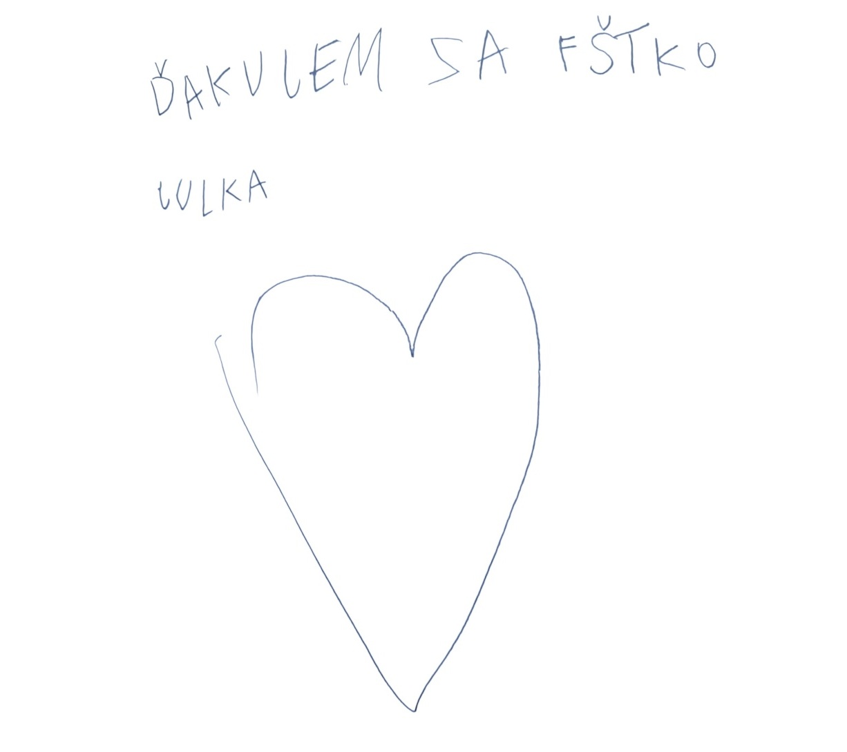 srdiečko ďakujem za všetko