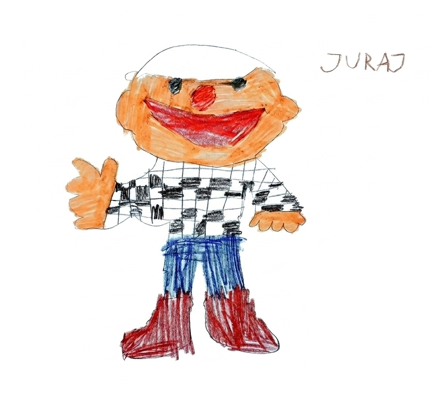 detská maľba bábky Šachuľko Matový