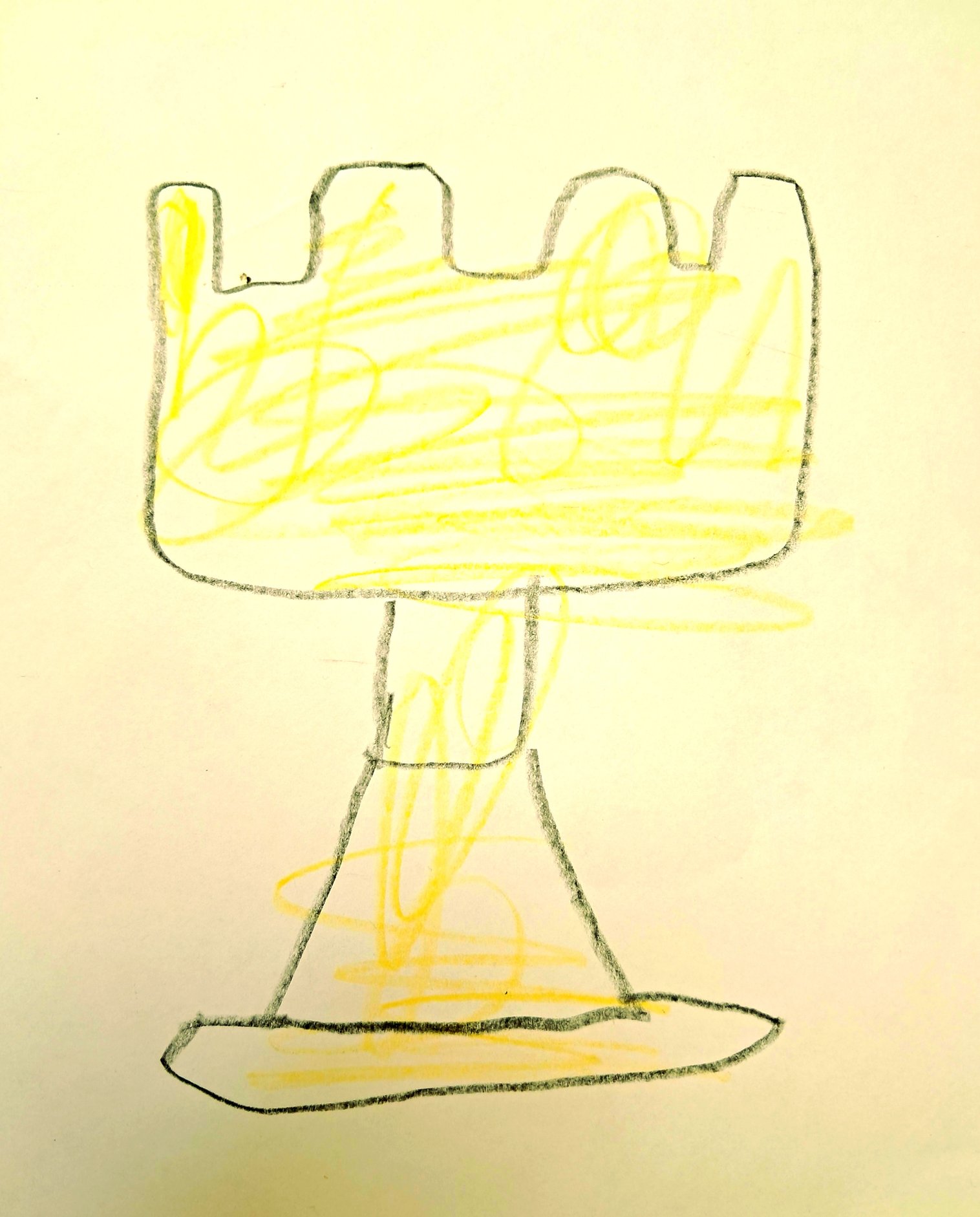 detská maľba figúrky veža